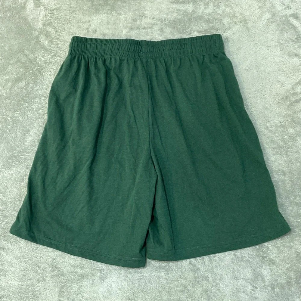 NWT Blue Ice Athletic Shorts Men's Large Green Cotton Blend